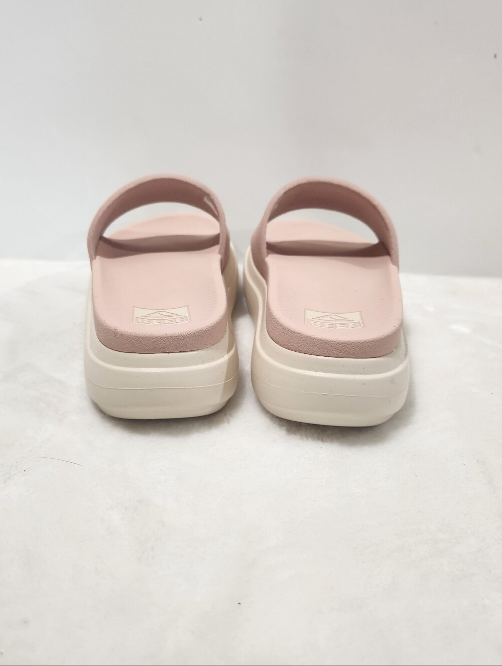 Reef Light Pink Cameo Rose Platform Cushion Bondi Bay Slide Sandals Womens 7 - Picture 5 of 12